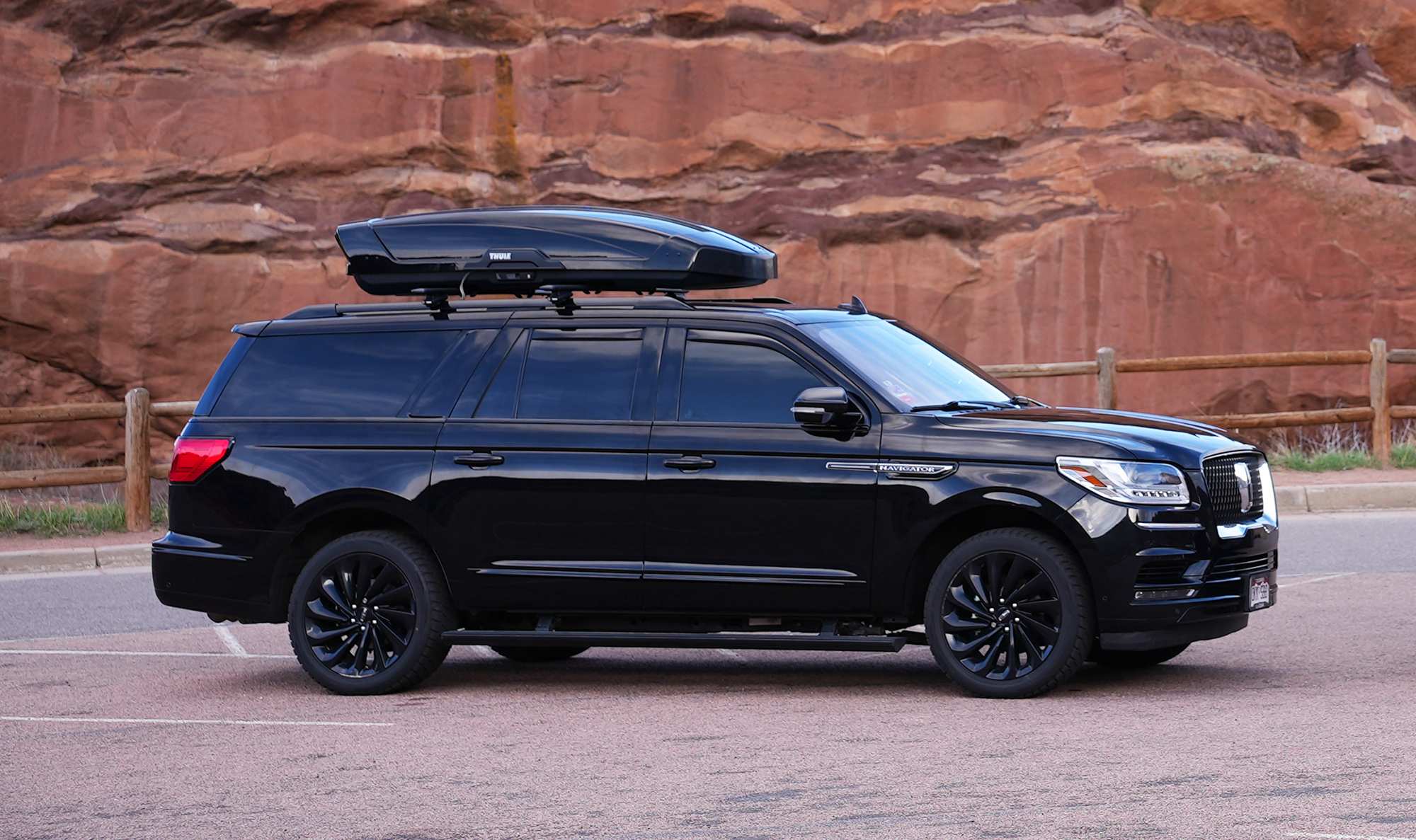 Lincoln Navigator SUV at Red Rocks Amphitheatre