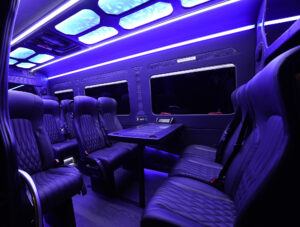 Executive Sprinter interior in colorado